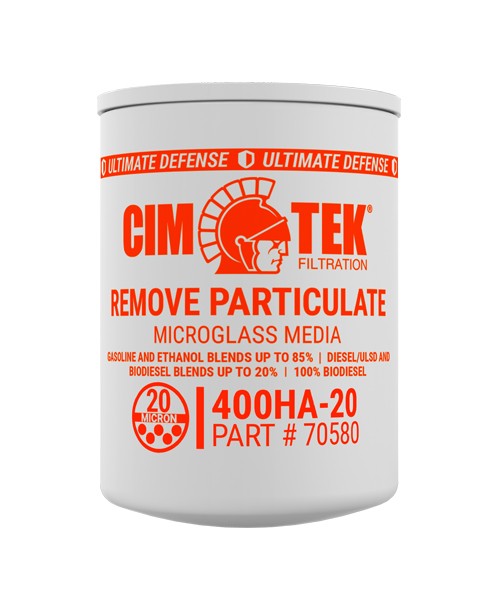 Cim Tek 70580 400bha 20 20 Micron Microglass Fuel Filter