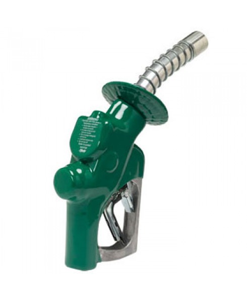 Husky 209803N-04 New 1A Light Duty Diesel Nozzle with 3-Notch Hold Open Clip and Black Hand Guard 