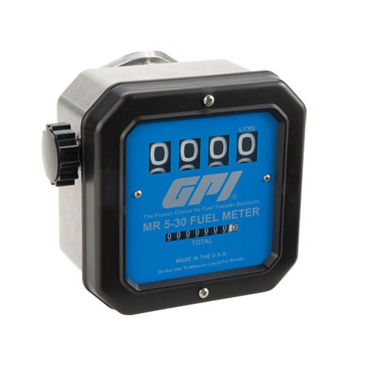 GPI MR 530L8N 1" NPT Aviation Mechanical Fuel Meter (19114 LPM