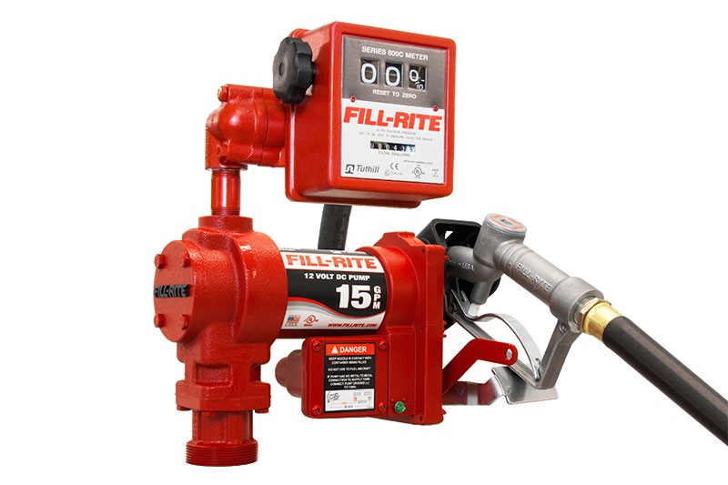FillRite FR1211G Fuel Transfer Pump with Meter (13 GPM) Global Fueling