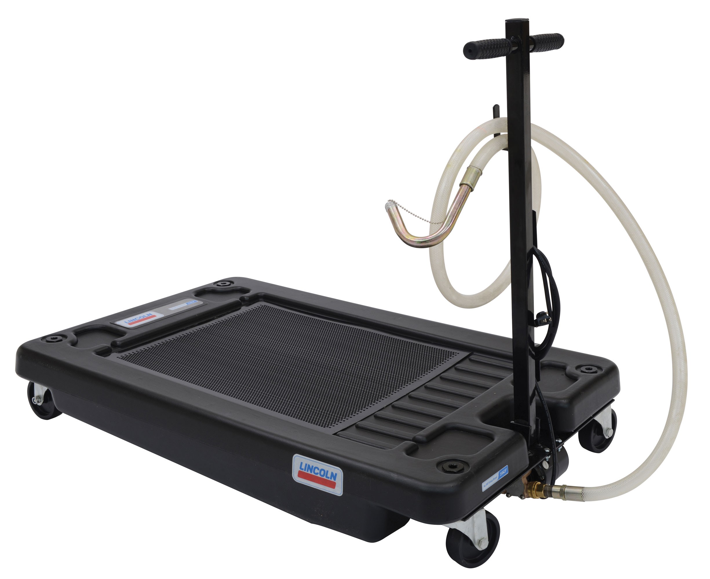 Lincoln 3669 17 Gallon LowProfile Truck Drain w/120 V Electric Pump