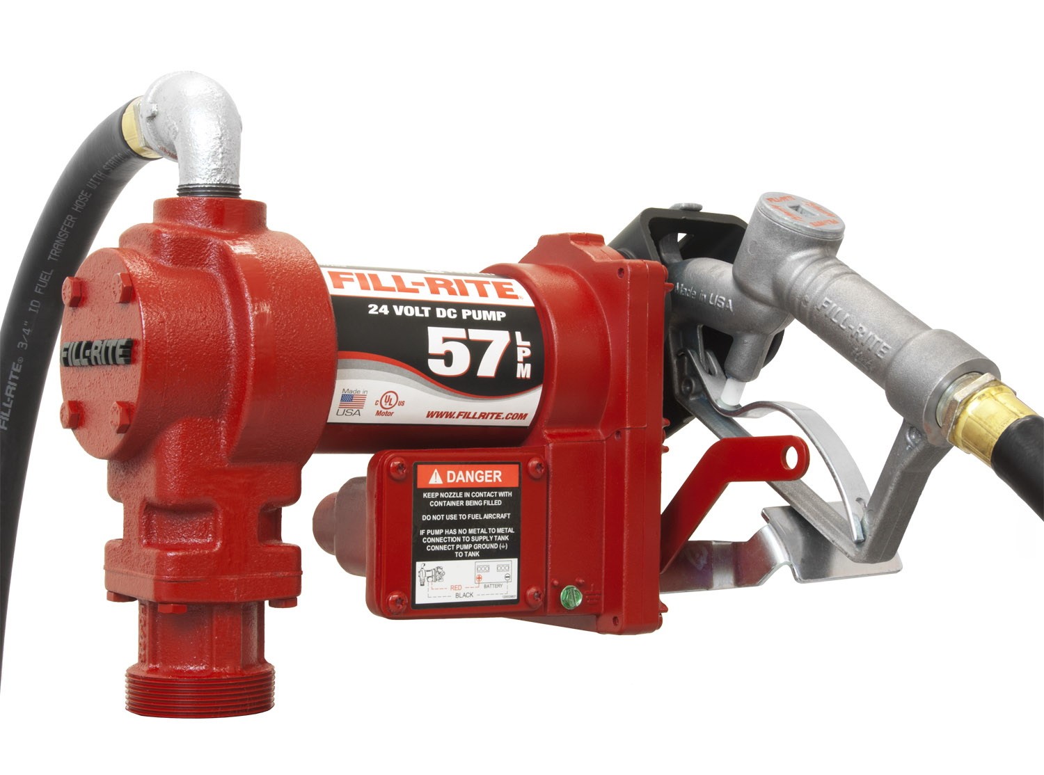 FillRite FR2410GE 24V DC Fuel Transfer Pump (15 GPM) Global Fueling