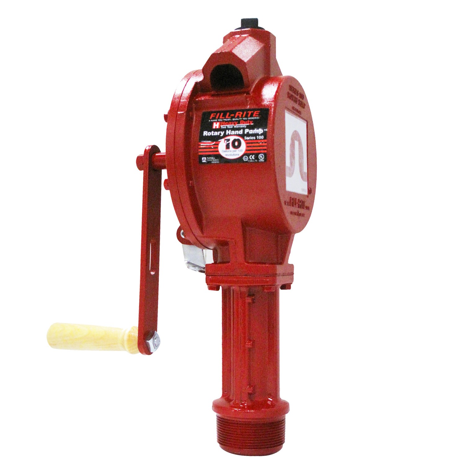 FillRite FR110 Rotary Hand Pump without Accessories (10 Gal) Global