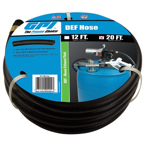 GPI 11845062 12' DEF Dispensing Hose Global Fueling