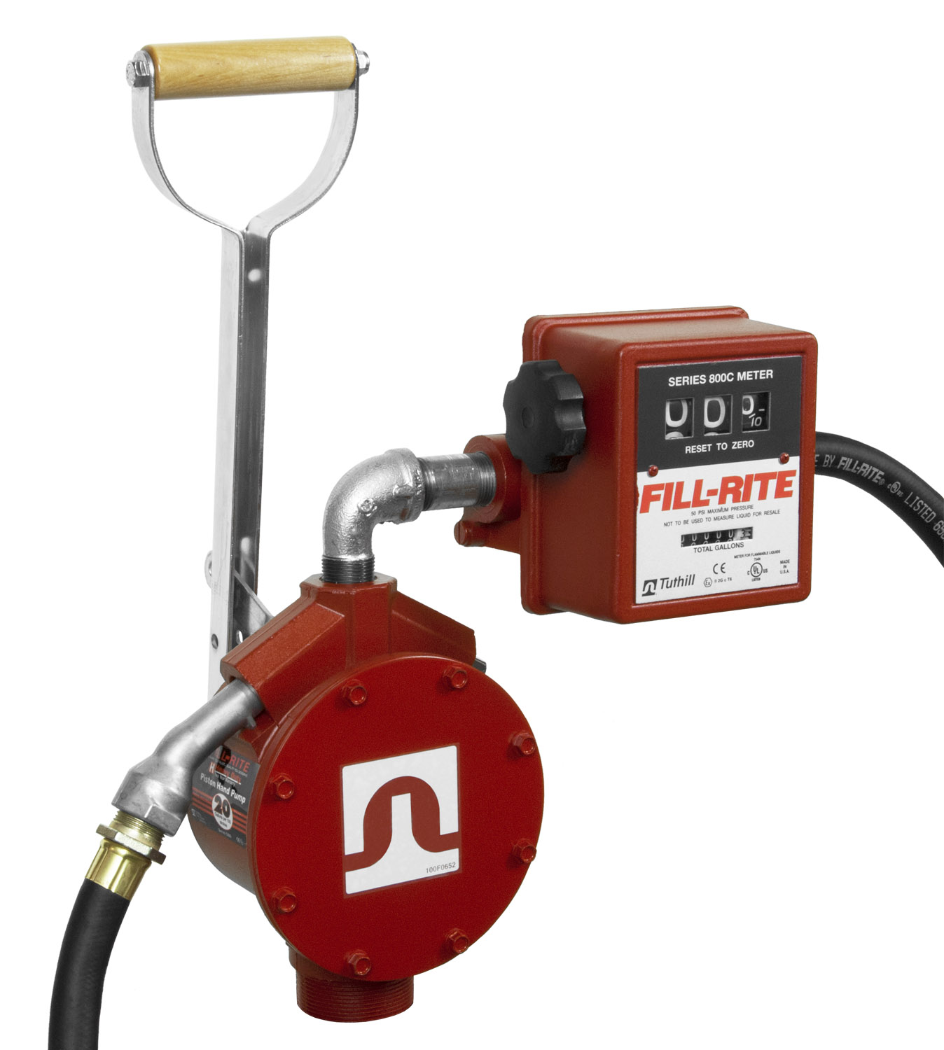 Suction Pipe and Gallon Counter Nozzle Spout FillRite FR112C Rotary