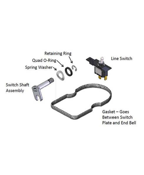 Fill-Rite KIT120ES Line Switch and Shaft Kit for 600 1200 2400